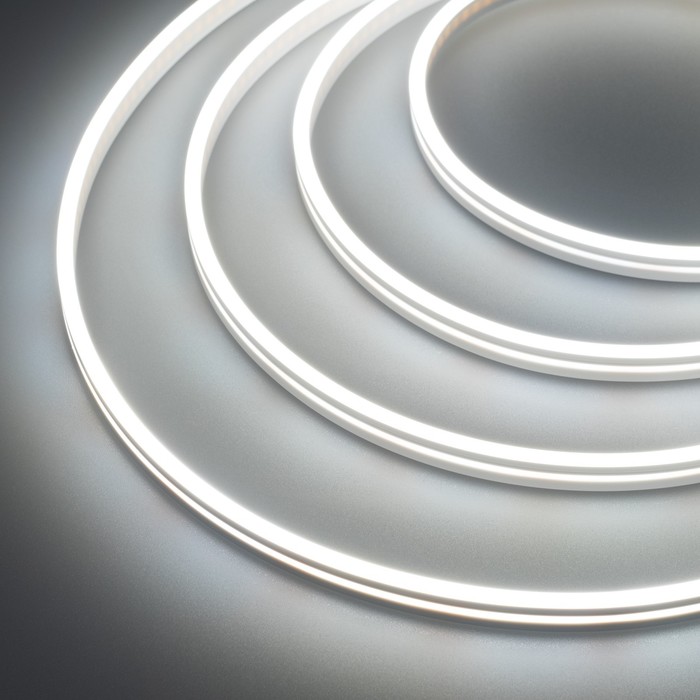 

Гибкий неон Arlight 4 × 10 мм, IP67, SMD2835, 120 LED/м, 24 В, свечение холодное белое