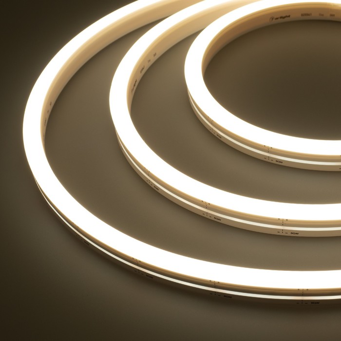 

Гибкий неон Arlight 12 × 17 мм, IP67, SMD2835, 120 LED/м, 24 В, свечение белое