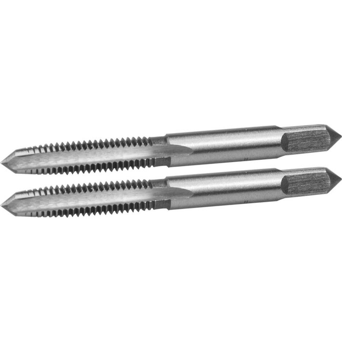 

Комплект метчиков ЗУБР 4-28006-05-0.8-H2, Сталь 9ХС, ручные, М5 x 0.8 мм