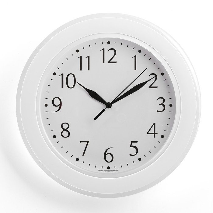 Часы настенные, серия: Классика, d-30 см часы настенные серия классика d 30 см белый обод под серебро