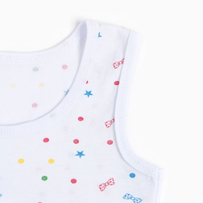 Комплект (майка+трусы) для девочки, цвет МИКС, рост 98-104 см