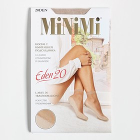 Носки женские MiNiMi EDEN 20 ден, цвет бежевый (сaramello), размер 36-40