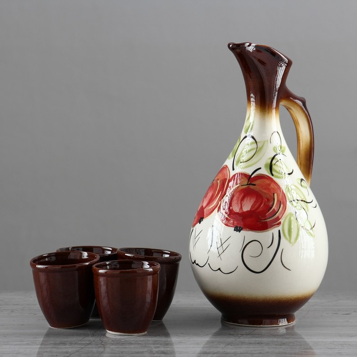 Набор винный "Мадера", художка, 5 предметов, 1,2 л, микс