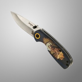 Нож складной "Зверь"  сталь - 50Х14МФ, рукоять - паккавуд, 15 см