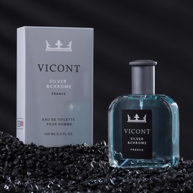 Туалетная вода мужская Vicont Silver&Chrome, 100 мл