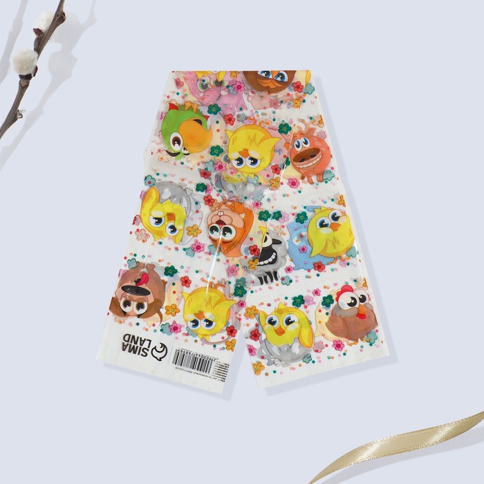 Пасхальный набор для украшения яиц с карточками «Зверята» 9163225