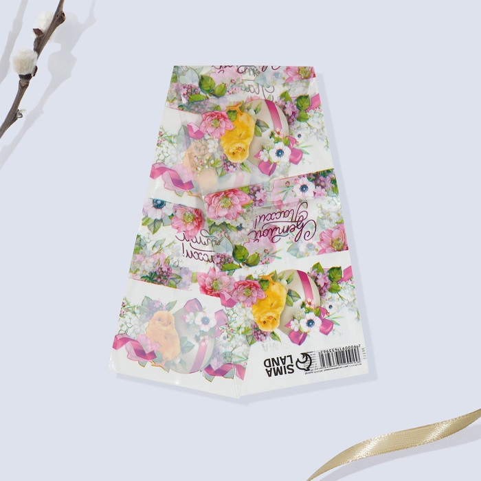 Пасхальный набор для украшения яиц с карточками «Цветы» 9163228