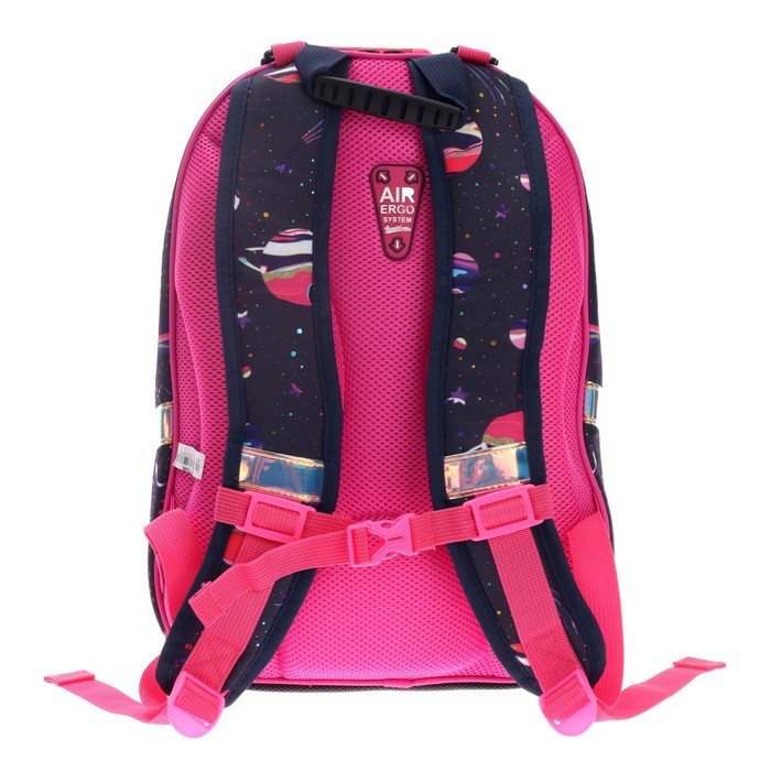 Рюкзак каркасный Seventeen 39 х 28 х 15 "Кот с планетой", с кодовым замоком 9517237