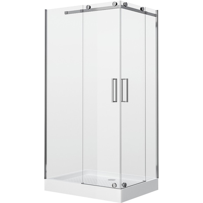 

Душевое ограждение GROSSMAN Cosmo GR-1110L, 110х90х190 см, левое, прозрачное, раздвижное