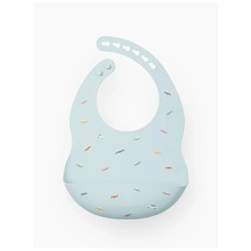 

Нагрудный фартук силиконовый Happy Baby «Машинки»