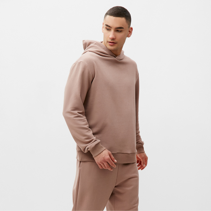 

Толстовка мужская MINAKU: Casual Collection цвет темно-бежевый, р-р 44
