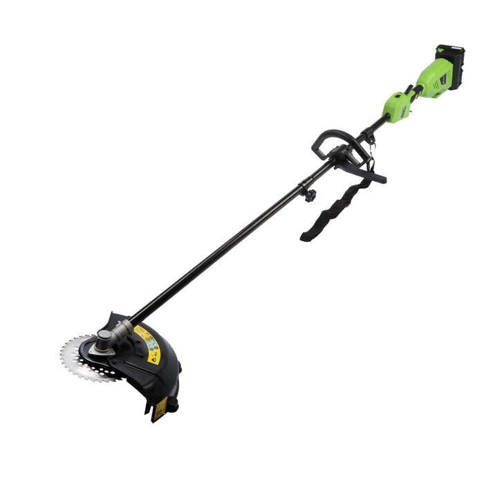 

Триммер аккумуляторный DEKO DKTR40, 2 в 1, 40 В, Li-Ion, 2х2 ач, 6400 об/мин, до 30 мин