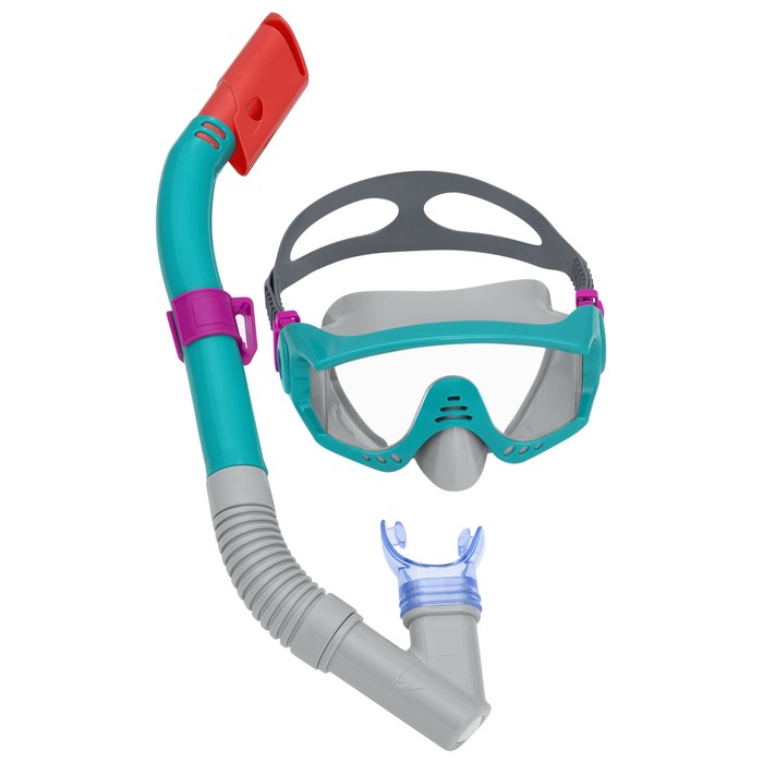 Набор для плавания Spark Wave Snorkel Mask (маска,трубка) от 14 лет, цвета микс 24068 очки для плавания water sport от 14 лет цвета микс