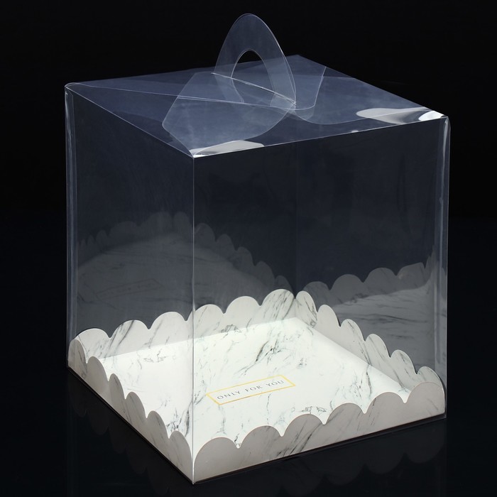 Коробка-сундук, кондитерская упаковка «Only for you», 26 х 26 х 28 см коробка сундук present 26 х 26 х 28 см