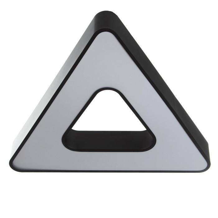 Люстра Треугольник LED 36Вт 4000К черный 60х46х70 см BayerLux торшер фрея led 36вт 4000к черный 28х28х163 см
