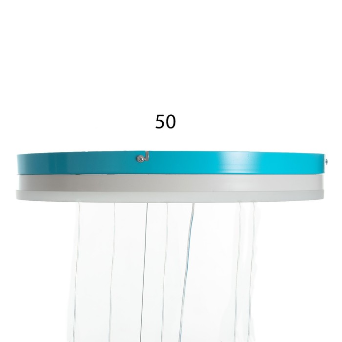 Люстра "Космос" LED 58Вт 4000К бело-голубой 50х50х60 см