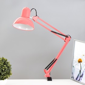 Настольная лампа "Джуни" Е27 40Вт розовый 16х16х90 см