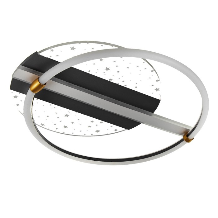 Люстра с ПДУ "Звезды" LED 160Вт серый 56х49х7 см 9215474