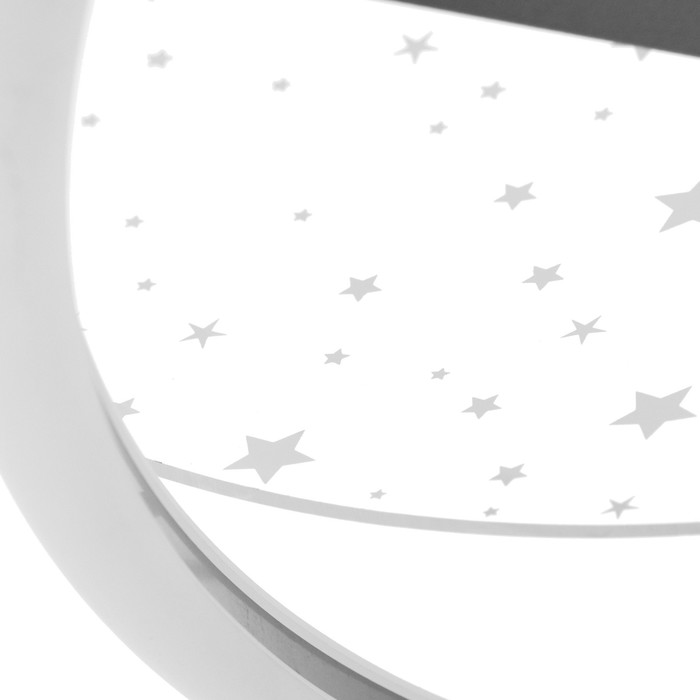 Люстра с ПДУ "Звезды" LED 160Вт серый 56х49х7 см 9215474