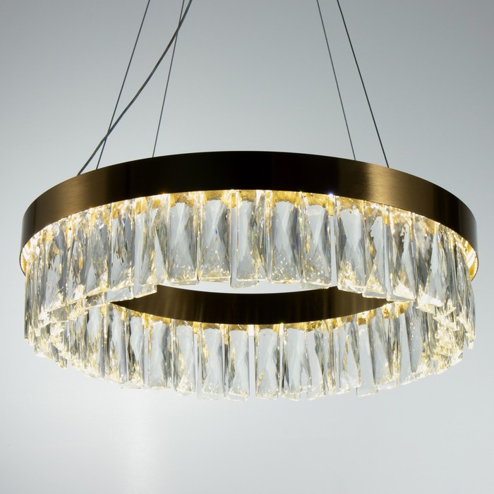 

Светильник "Эстераунд" LED 116Вт 3000-6000К золото 50х50х13см BayerLux