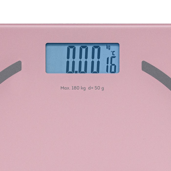 

Весы напольные Galaxy GL 4815, электронные, до 180 кг, 2хААА (в комплекте), розовые