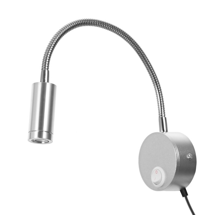 

Бра 1953/1SL LED 3Вт серебро 6,5х6,5х41 см