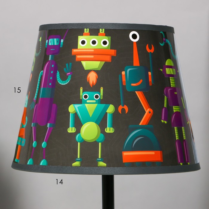 Настольная лампа "Роботы" Е14 15Вт 20х20х27 см
