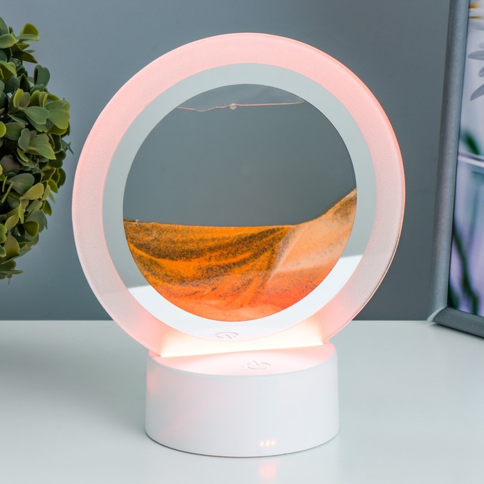 фото Настольная лампа "живой песок" led 12вт 3000-6000k 17х8,5х20 см risalux