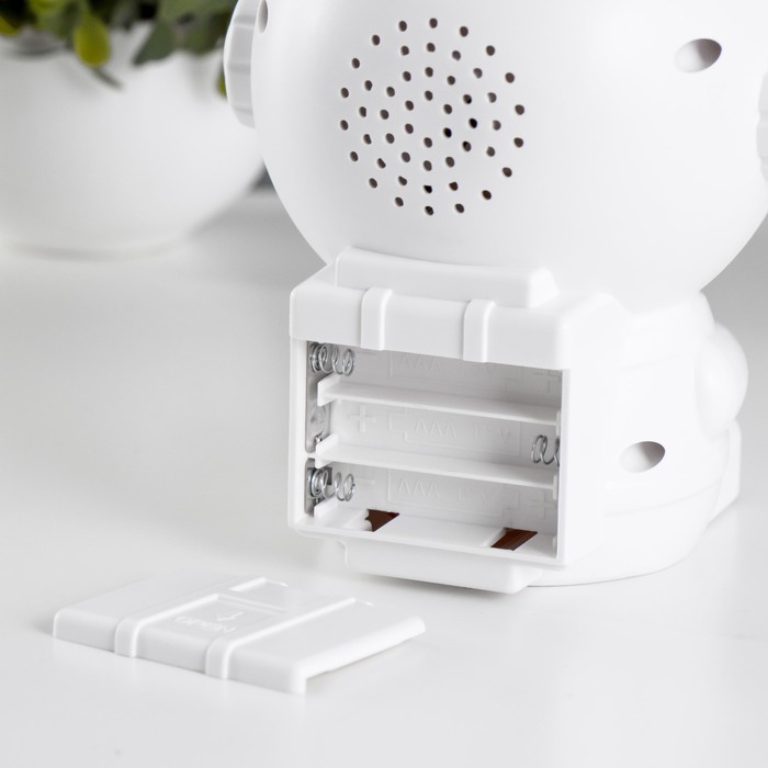 Ночник-проектор "Космонавт" LED 3Вт USB белый 9,5х11х13 см 9337311