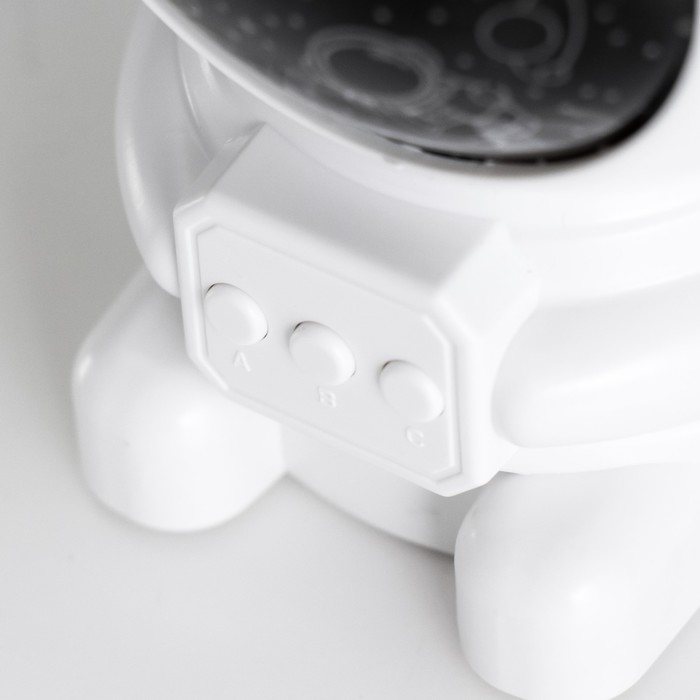 Ночник-проектор "Космонавт" LED 3Вт USB белый 9,5х11х13 см 9337311