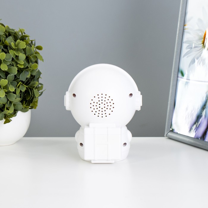Ночник-проектор "Космонавт" LED 3Вт USB белый 9,5х11х13 см 9337311