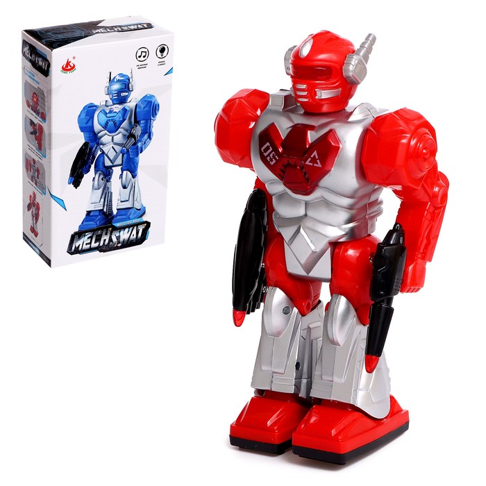 Робот «Космический стрелок», световые и звуковые эффекты, работает от батареек