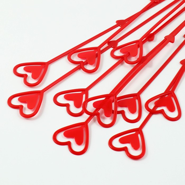 Держатель для открытки букет "Красный", 34см 9378458