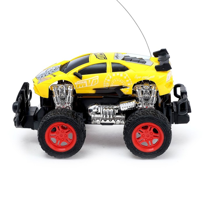 Машина радиоуправляемая "Супергонщик", с аккумулятором, цвета МИКС