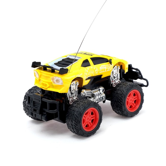 Машина радиоуправляемая "Супергонщик", с аккумулятором, цвета МИКС