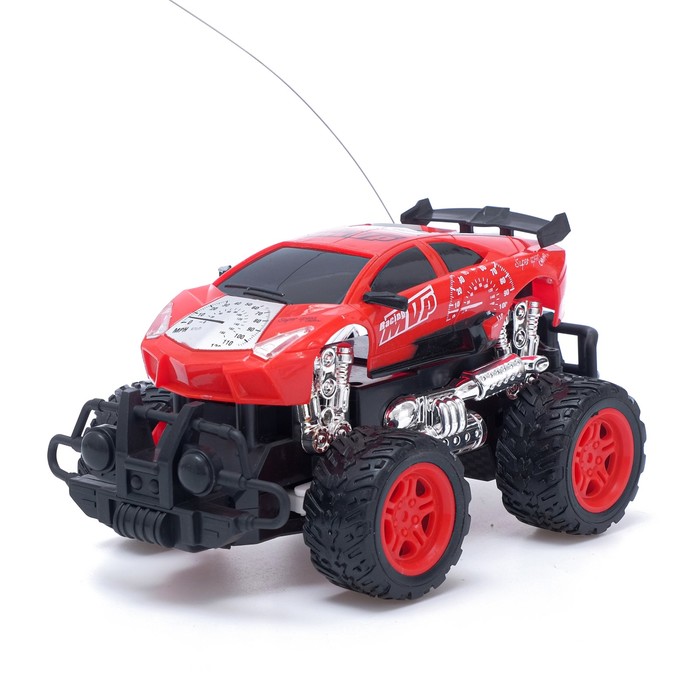 Машина радиоуправляемая "Супергонщик", с аккумулятором, цвета МИКС