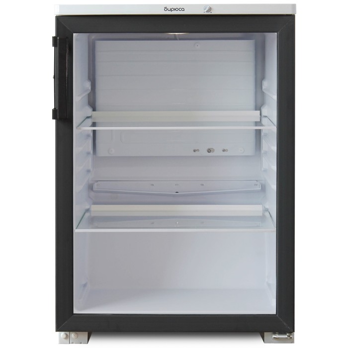 Холодильная витрина «Бирюса» В152, 152 л, чёрный фронт, белая