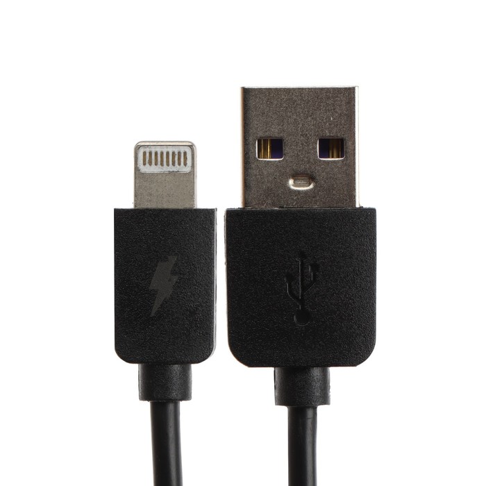 

Кабель Exployd EX-K-1243, Lightning-USB, 2.4А, 1м, зарядка/передача данных, силикон, черный
