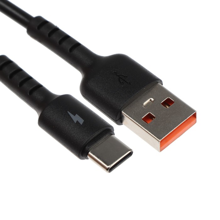 цена Кабель Exployd EX-K-1263, Type-C - USB, 3 А, 1 м, зарядка/передача данных, силикон, черный