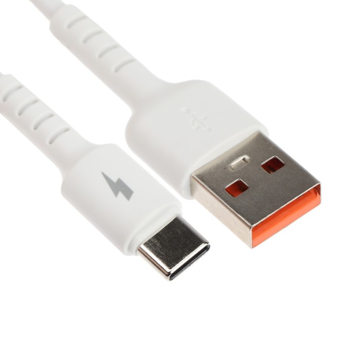 цена Кабель Exployd EX-K-1264, Type-C - USB, 3 А, 1 м, зарядка/передача данных, силикон, белый
