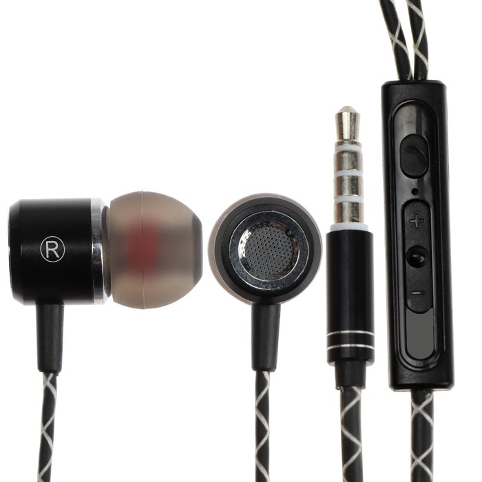 Наушники Exployd EX-HP-848 вакуумные микрофон 108 дБ 32 Ом 35 мм 12 м черные 22500₽