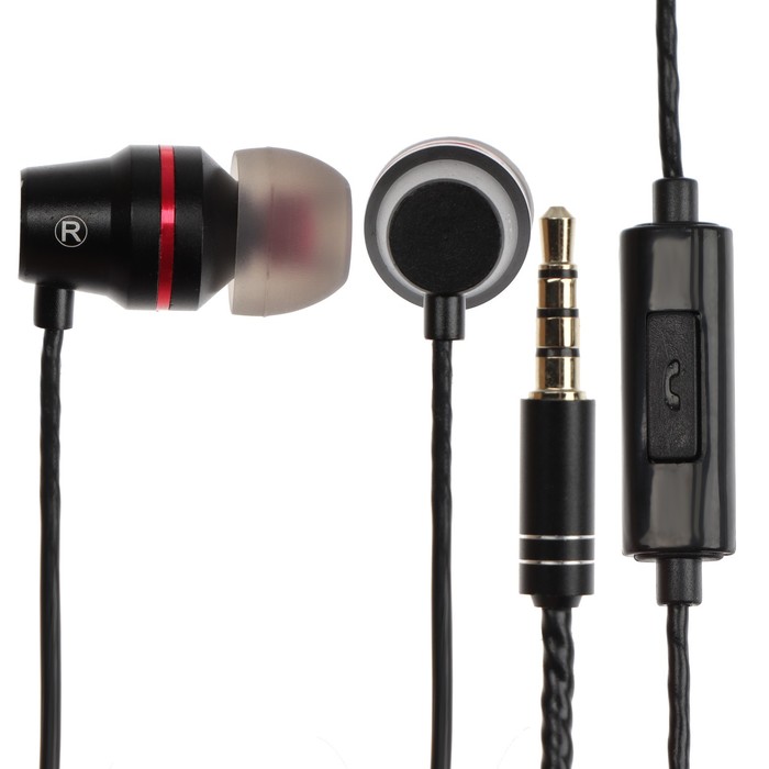 Наушники Exployd EX-HP-866 вакуумные микрофон 108 дБ 32 Ом 35 мм 12 м черные 19900₽