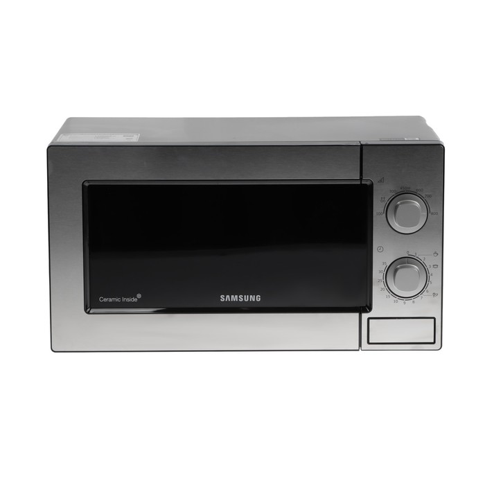 

Микроволновая печь Samsung ME81MRTB/BW, 23 л, 800 Вт, серебристая