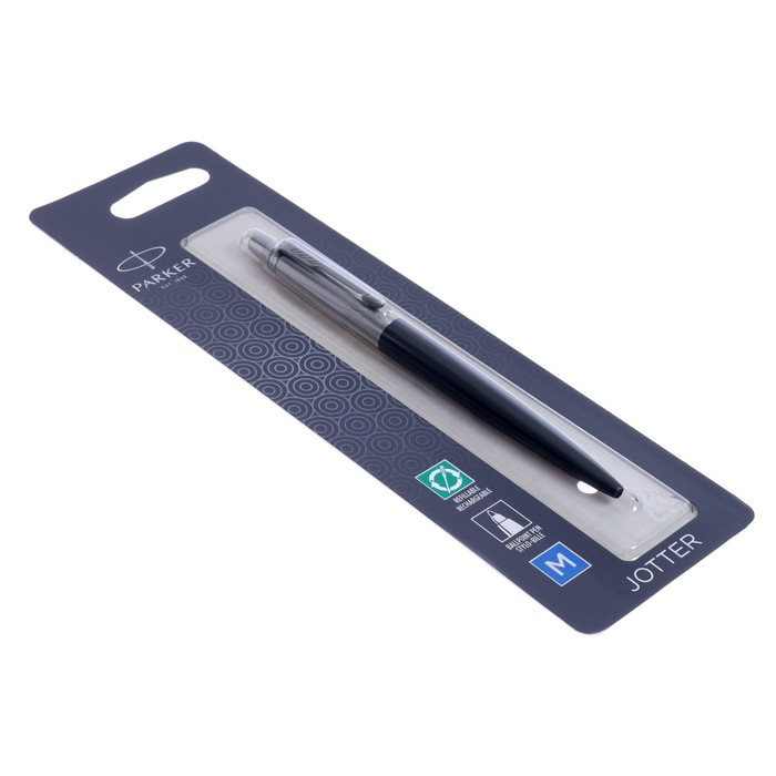 

Ручка шариковая Parker JOTTER CORE BOND STREET BLACK CT, синяя, блистер 1953207
