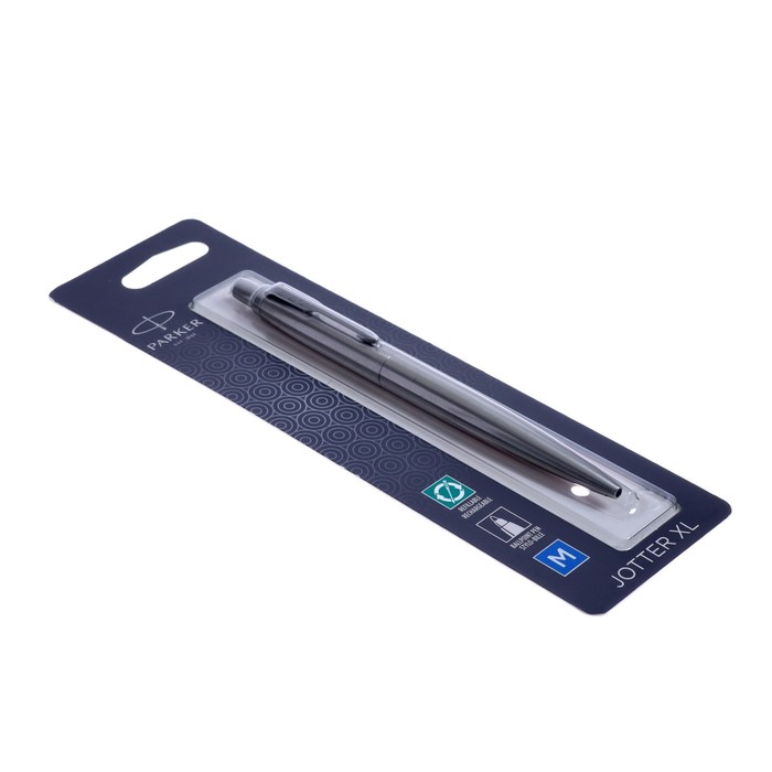 

Ручка шариковая Parker JOTTER XL MONOCHROME GREY MONOCHROME, синяя, блистер 2122760