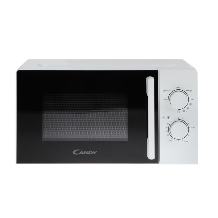 

Микроволновая печь Candy CMG20SMWLI-07, 700 Вт, 20 л, 6 режимов, гриль, бело-чёрная