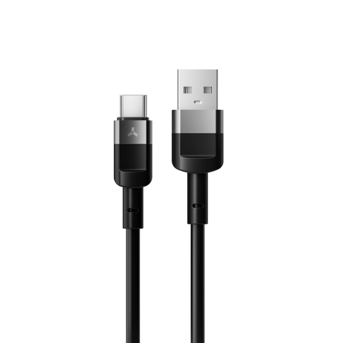 

Кабель Accesstyle AC30-T100, Type-C - USB, 3 А, TPU, быстрая зарядка, 1 м, черный