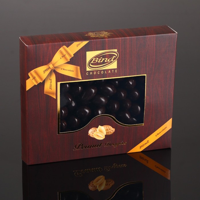 шоколадное драже малина в темном шоколаде 100 г Шоколадное драже Арахис , 100 г