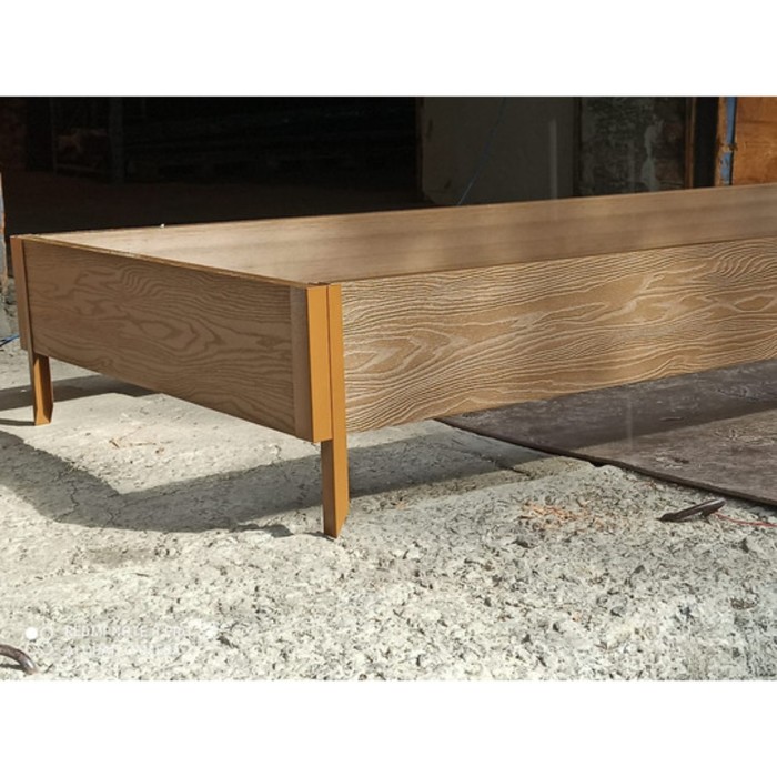 

Грядка, 300 × 100 × 22 см, с металлическим креплением, ореховая, «Talverwood»