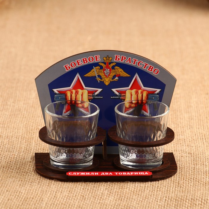 

Сувенир деревянный "Два товарища" 13х10х6 см
